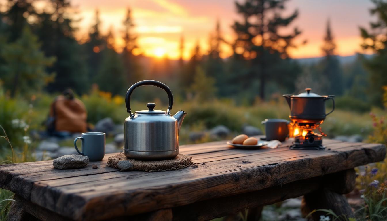 découvrez les prix moyens des bouilloires de camping et nos meilleurs bons plans pour choisir l'équipement idéal. conseils, comparatifs et astuces pour allier qualité et économies lors de vos aventures en plein air.