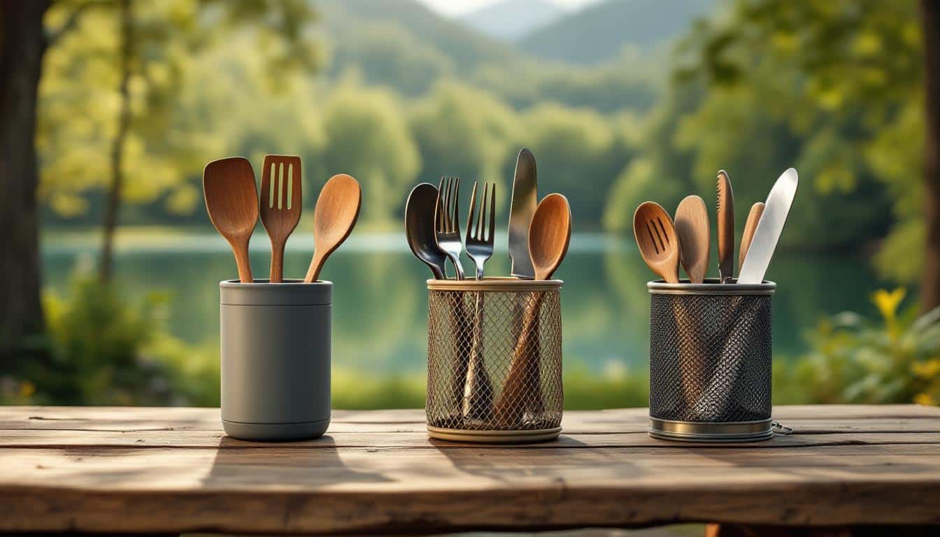 découvrez notre comparatif des meilleurs supports d’ustensiles de cuisine pour campeurs. pratiques, légers et robustes, trouvez le modèle idéal pour organiser vos ustensiles lors de vos aventures en plein air.