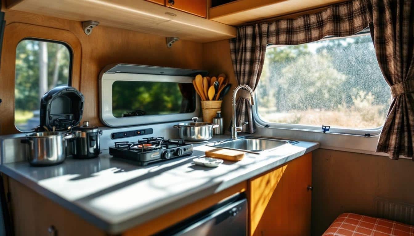 découvrez nos astuces pour garder une cuisine fonctionnelle dans votre van pendant la canicule, tout en limitant votre consommation d'énergie. optimisez votre espace et adoptez des gestes malins pour cuisiner au frais, même en été !