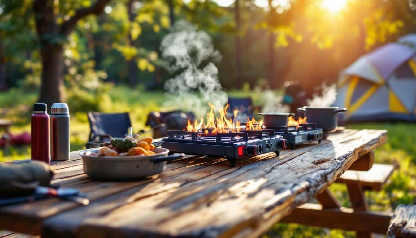 découvrez le top 5 des réchauds à gaz professionnels recommandés par les campeurs pour des performances fiables et une cuisson optimale en plein air.
