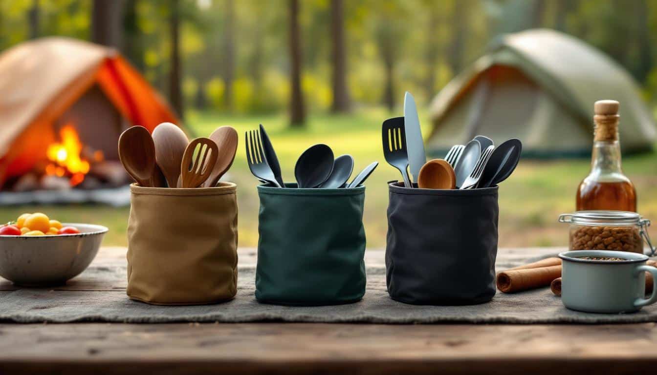 découvrez notre comparatif des meilleurs range ustensiles de cuisine pour le camping, alliant praticité et organisation pour des repas réussis en plein air.