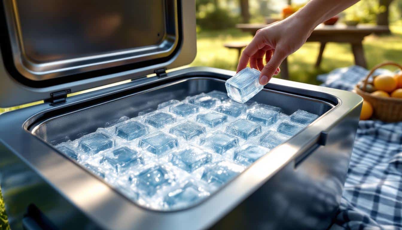 découvrez comment choisir le pain de glace idéal pour votre glacière et profitez des meilleures offres pour garder vos aliments frais plus longtemps lors de vos sorties.