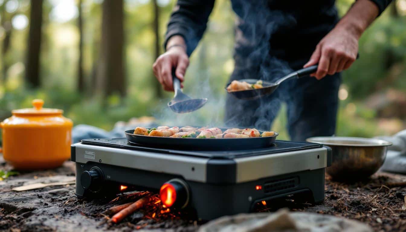 découvrez notre comparatif des meilleures planchas à gaz pour le camping, idéales pour cuisiner facilement en plein air et profiter de repas savoureux lors de vos aventures.