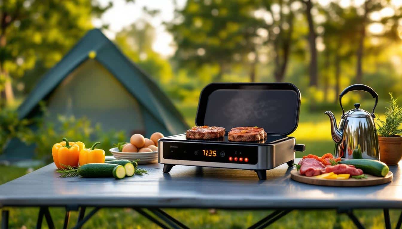 découvrez notre comparatif des meilleures plaques grill à induction idéales pour cuisiner en camping. sélectionnez le modèle parfait pour des repas savoureux en pleine nature.